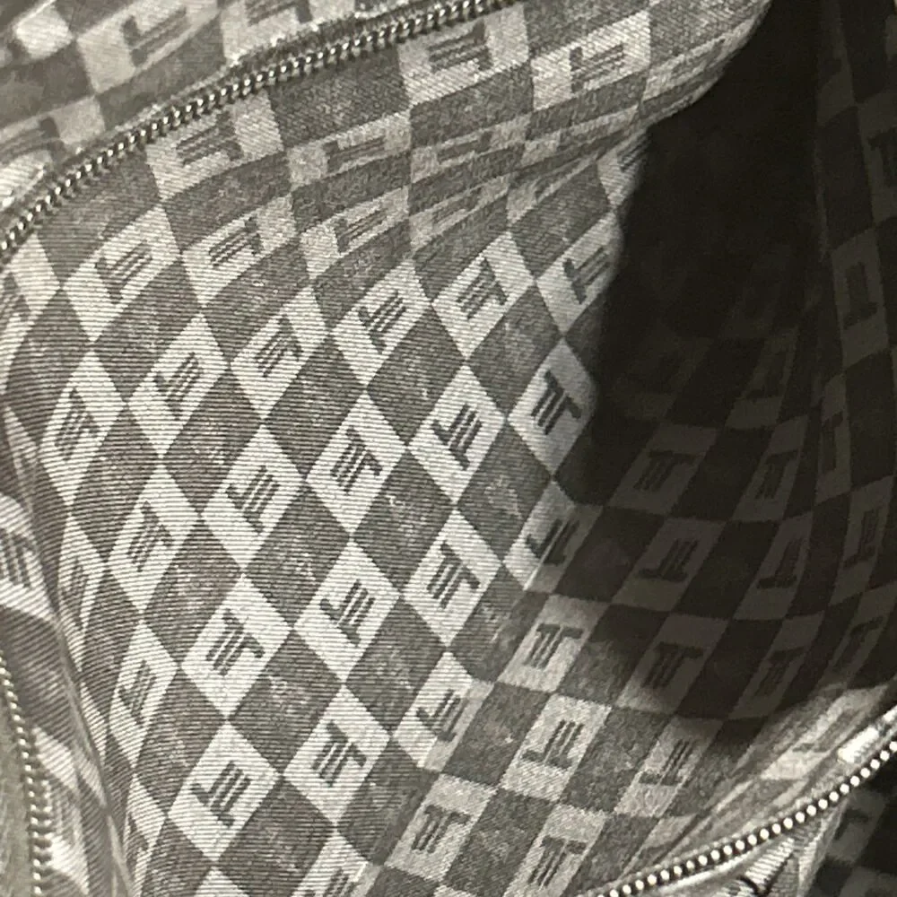 London Fog 100th Anniversary Collection Handbag Sophia Studded Tote Black NWOT - Picture 7 of 7